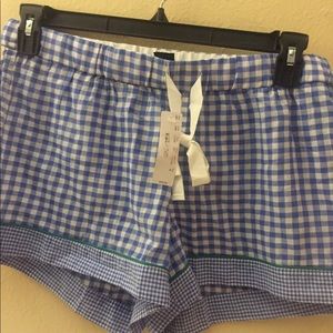 J Crew boxer women sleepwear shorts Sz M